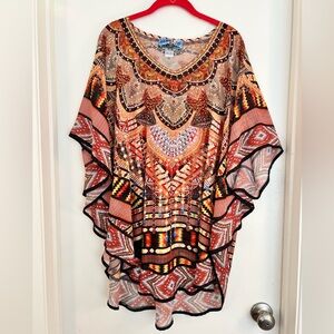 TIENDA HO Bejeweled Blouse, One Size